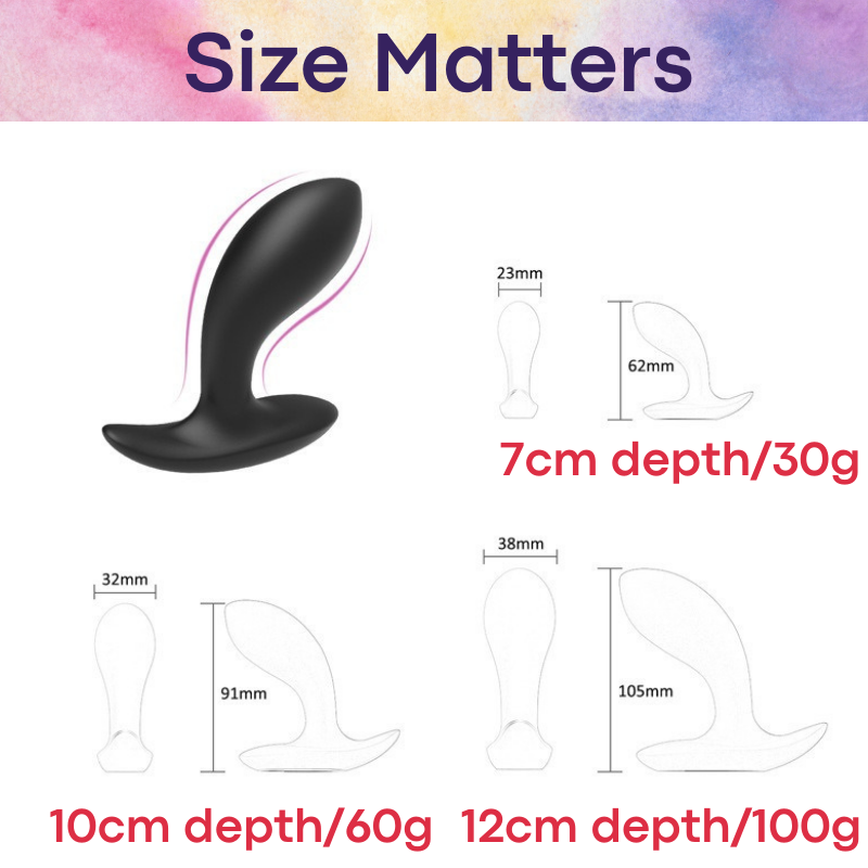 Adult Toy : Silicone Curved Butt Plug Set of 3 (i-Moon MY601)