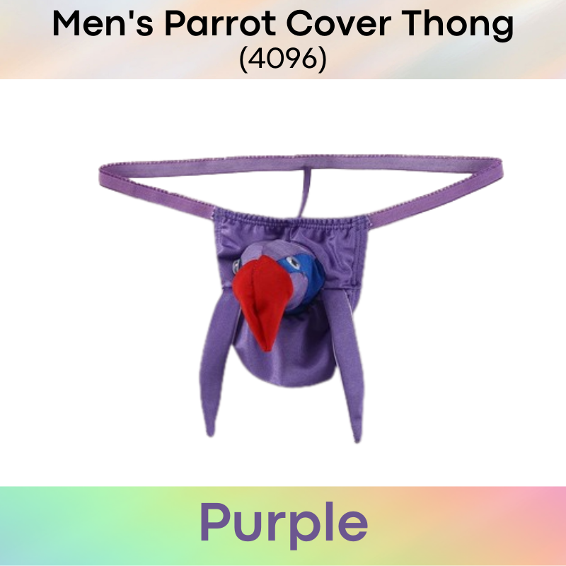 Men's Thong : Parrot Cover Underwear (4096)