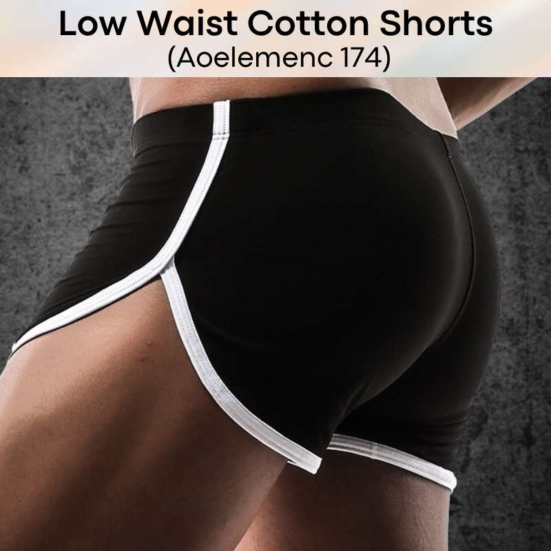 Men's Shorts : Low Waist Cotton without inner lining (Aoelemenc 174)