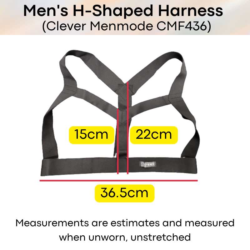 Men's Harness : H-Shaped (Clever Menmode CMF436)