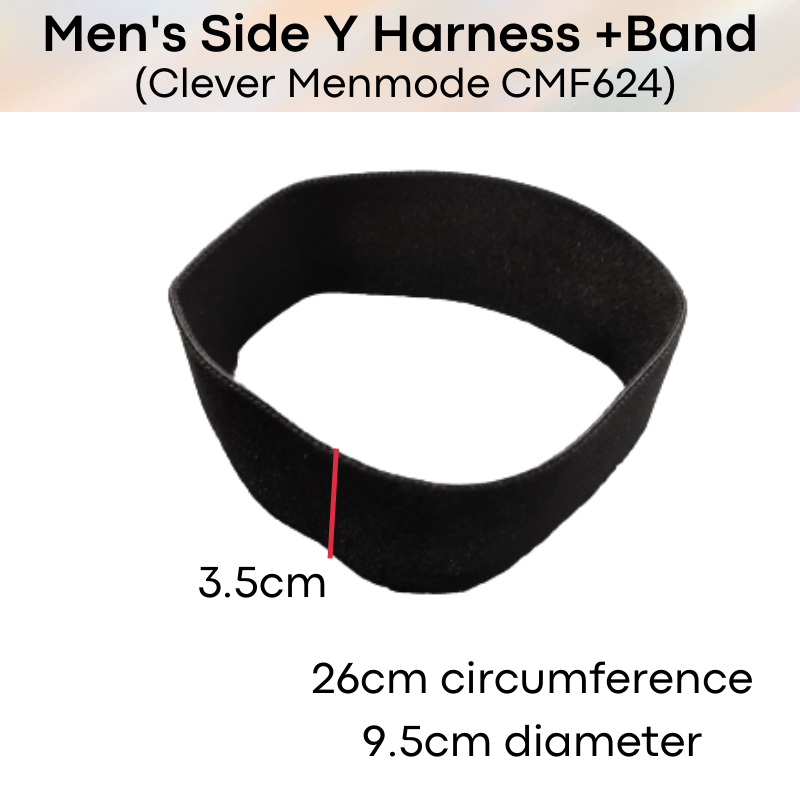 Men's Harness : Side Y with Armband (Clever Menmode CMF624)