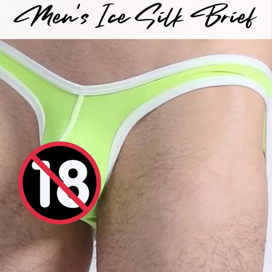 Men's Brief : Low Waist Ice Silk Underwear (AIBC A006-XSJ)