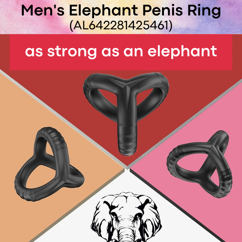 Adult Toy : Men's Elephant Penis Ring (AL642281425461)