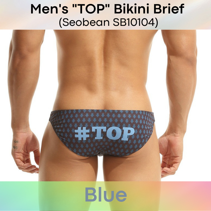 Men's Brief : "Top" Print Underwear (Seobean SB10104)