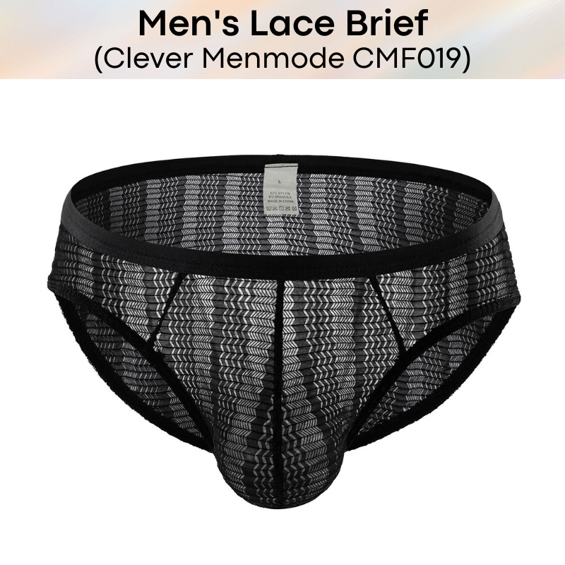 Men's Brief : Lace Underwear (Clever Menmode CMF019)