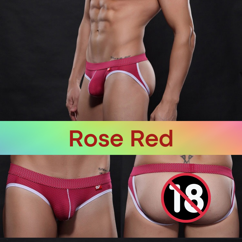 Men's Jockstrap : Low Waist Sports Underwear (WJ4003)