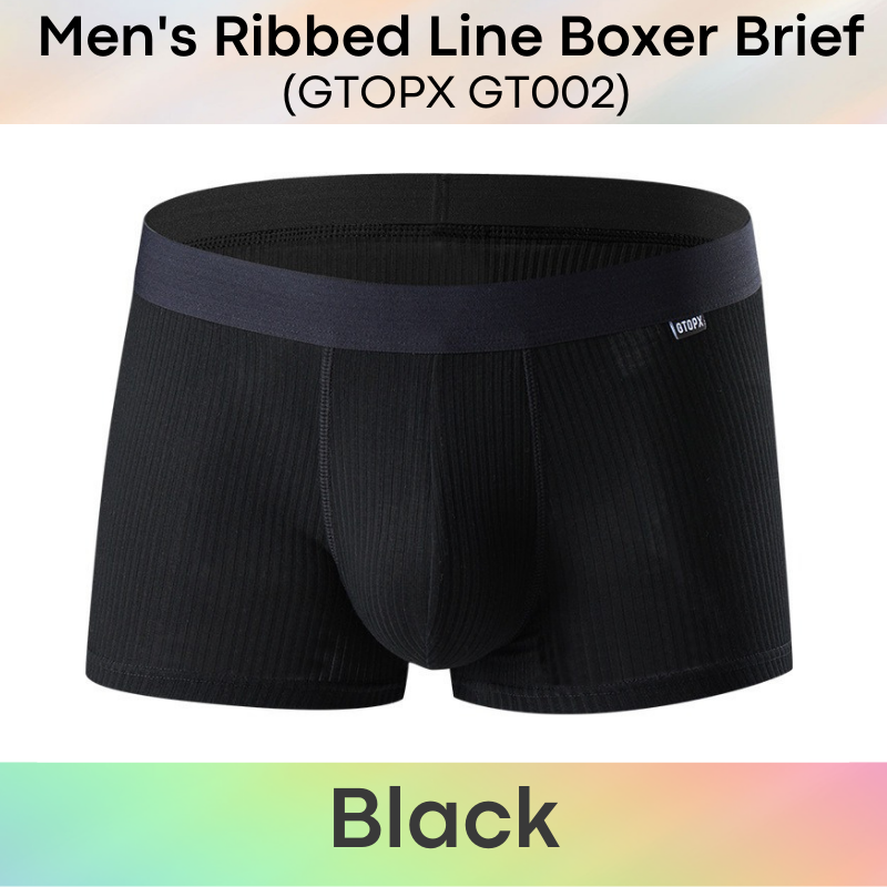 Men's Boxer : Ribbed Line Underwear (GOTPX GT002)