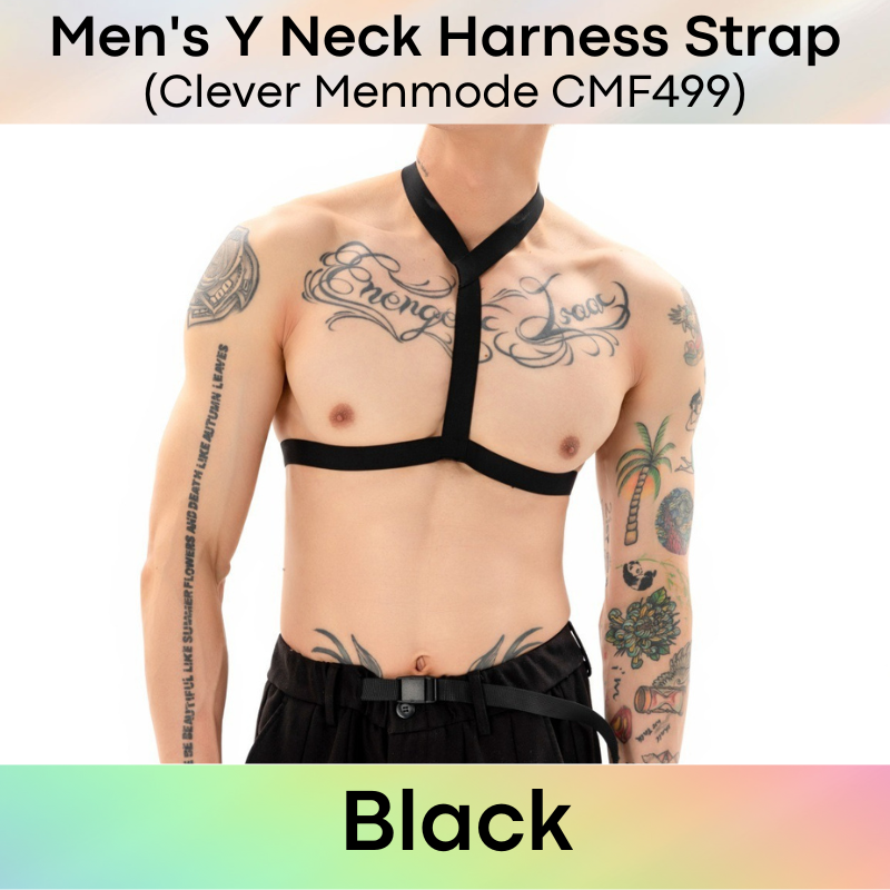 Men's Harness: Y Neck Harness Strap (Clever Menmode CMF499)