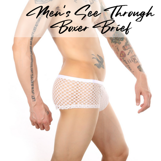 Men's Boxer : Net See Thru (Clever Menmode CMF272)