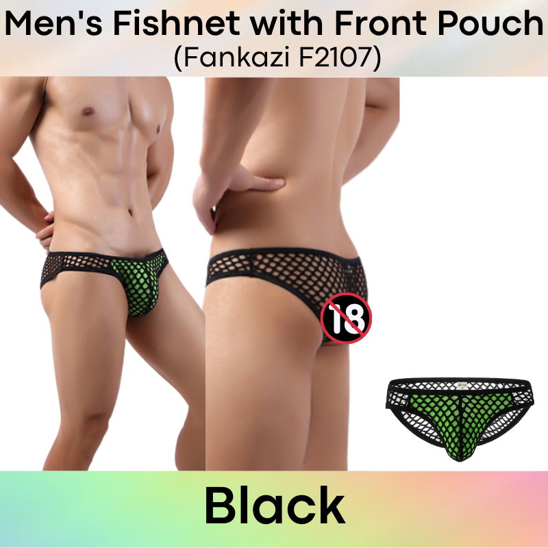 Men's Brief : Net with Additional Pouch Lining (Fankazi F2107)