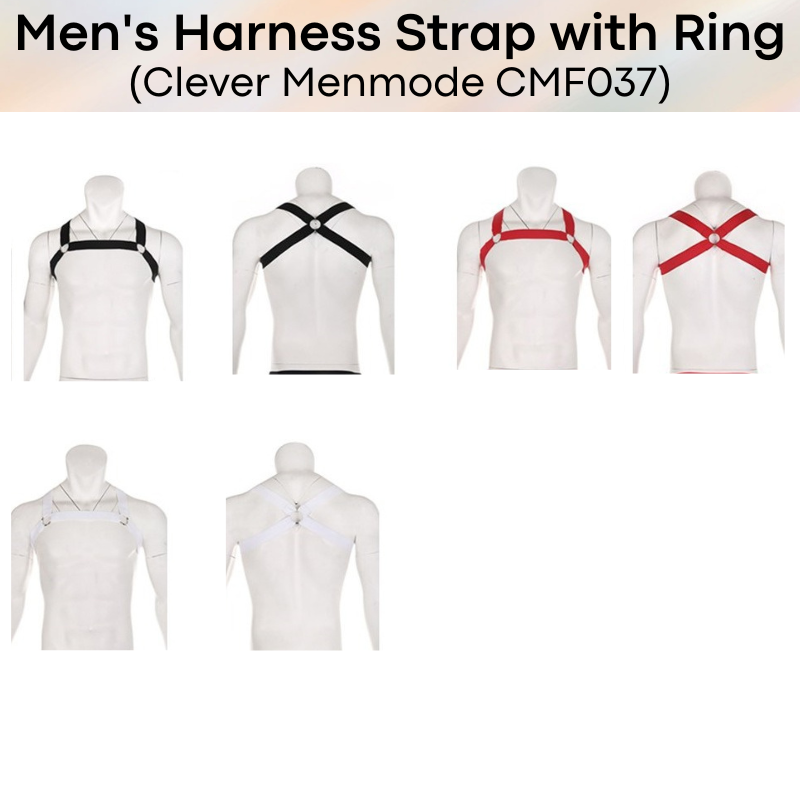 Men's Harness : Harness Strap with Ring (Clever Menmode CMF037)