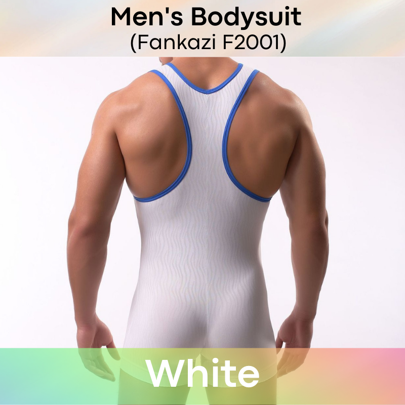 Men's Bodysuit : Wavvy Translucent (Fankazi F2001)