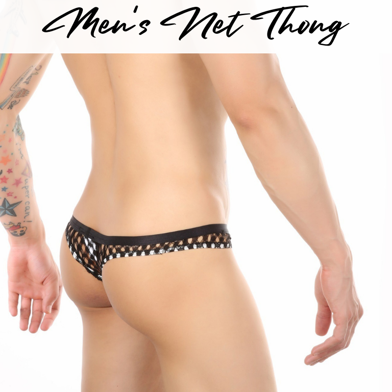 Men's Thong : Net Underwear (Clever Menmode CMF263)