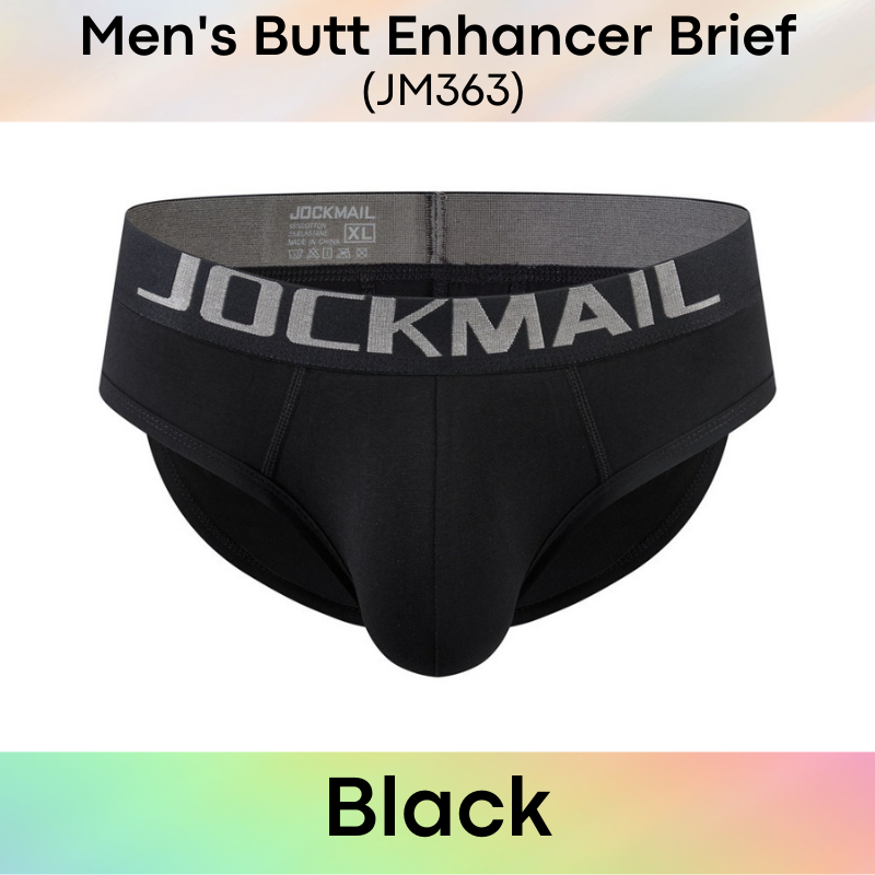 Men's Brief : Butt Enhancer with Removable Sponge (Jockmail JM363)