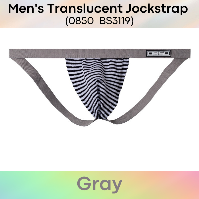 Men's Jockstrap : See Through Underwear (0850 BS3119)