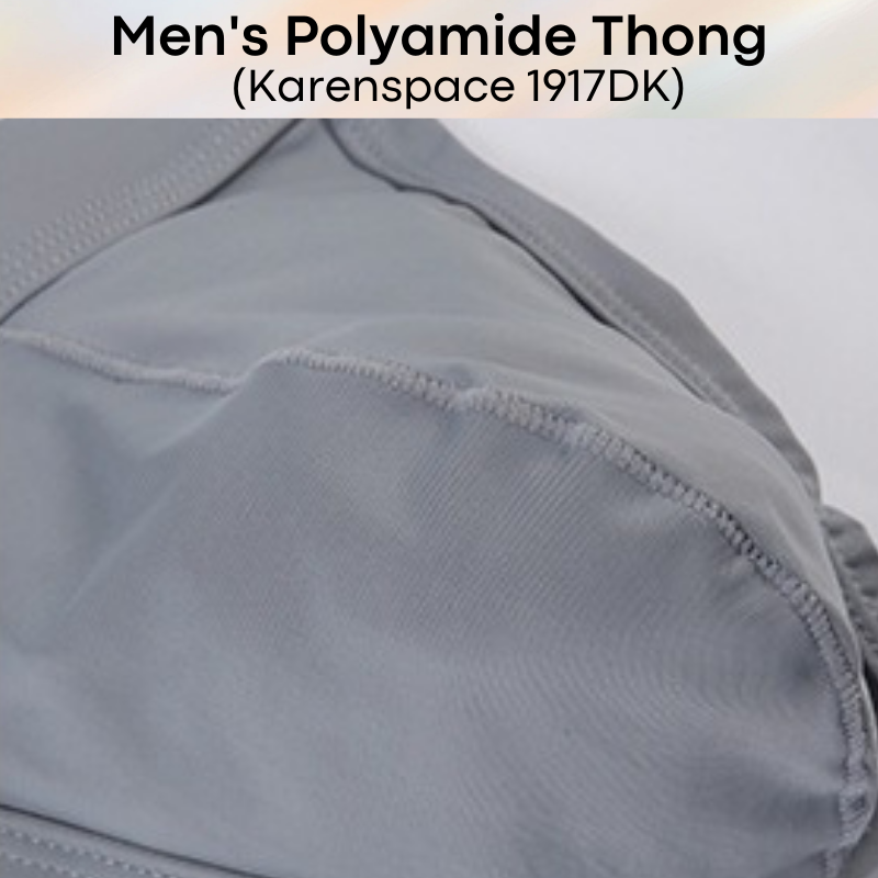 Men's Thong : Polyamide Underwear (Karenspace KS1917DK)