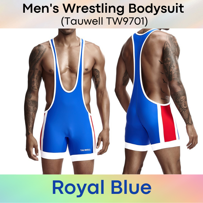 Men's Bodysuit : Polyester Sports Wrestling Polyester Boxer Style (Tauwell TW9701)