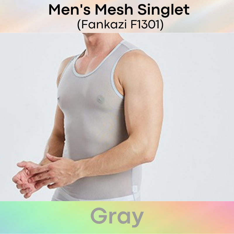 Men's Tee : Mesh Sleeveless (Fankazi F1301)