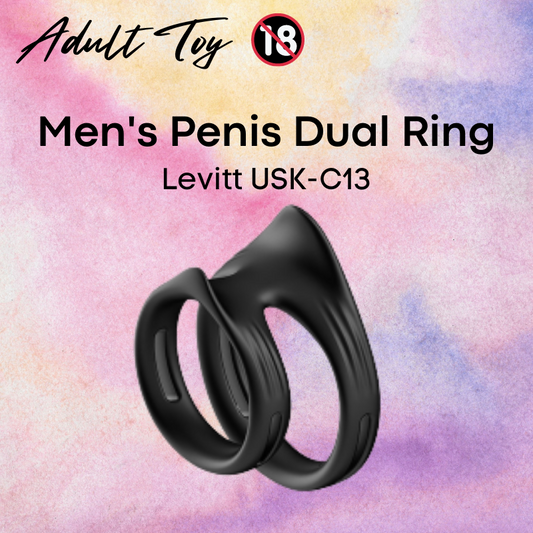 Adult Toy : Men's Penis Dual Ring (Levitt USK-C13)