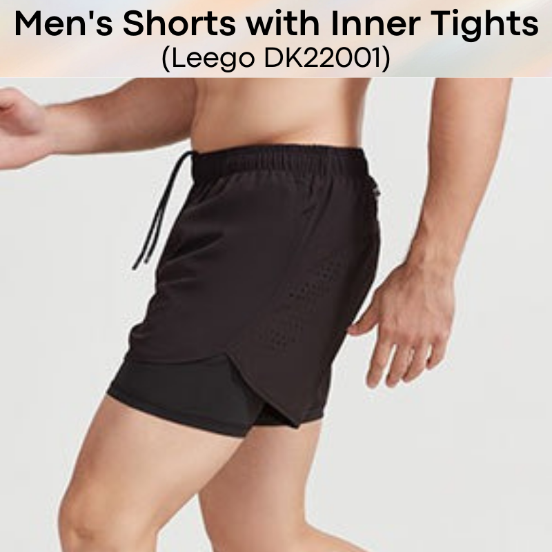 Men's Shorts : Anti-Exposure Anti Abrasion with Inner Tights (Leego DK22001)