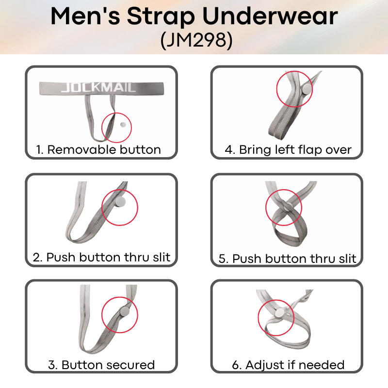 Men's Strap: Strap Underwear (Jockmail JM298)