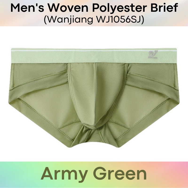 Men's Brief : Woven Polyester Quick Dry Brief (Wanjiang WJ1056SJ)