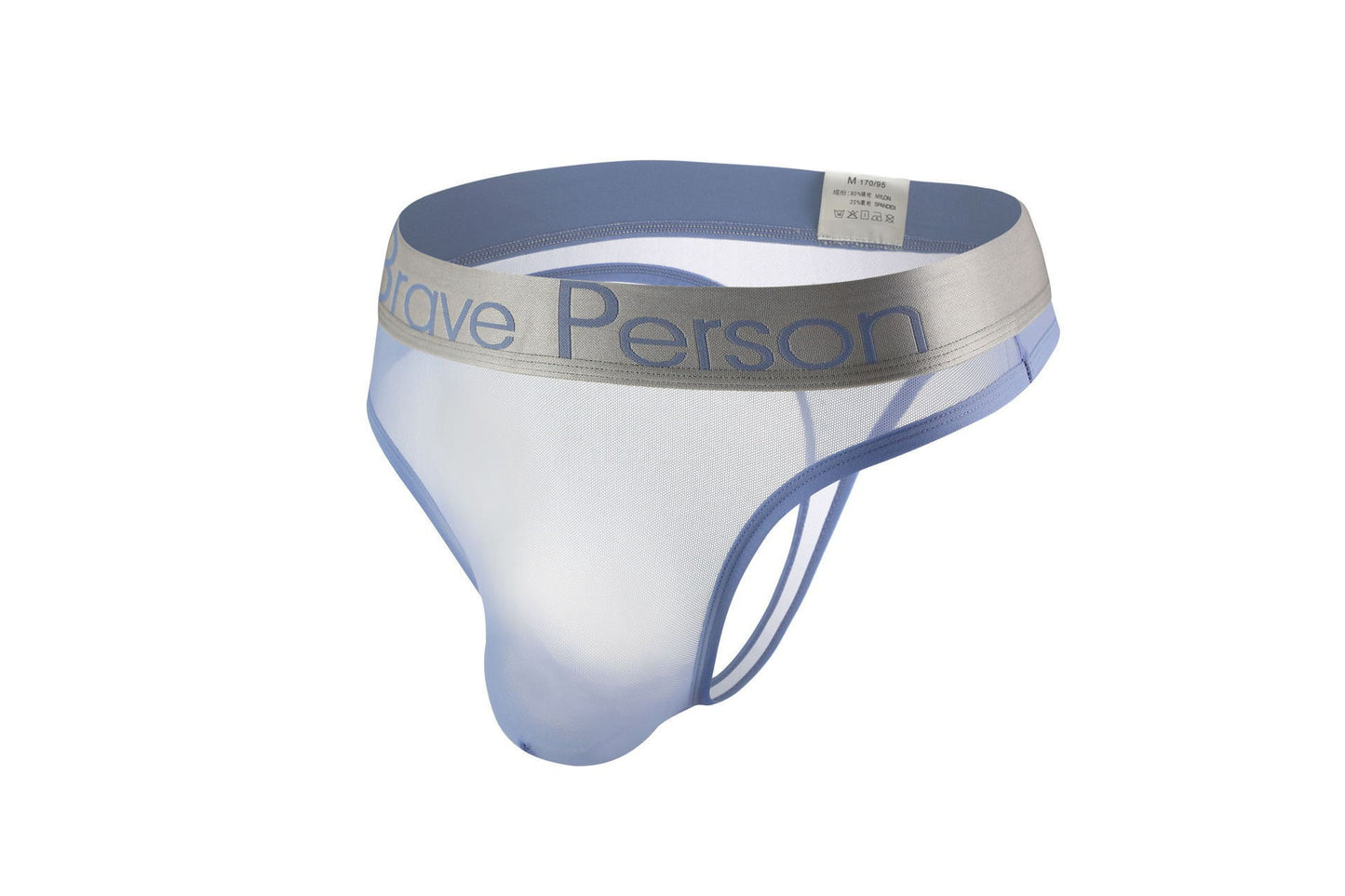 Men's Thong : High Back Mesh Underwear (Brave Person BR1185)