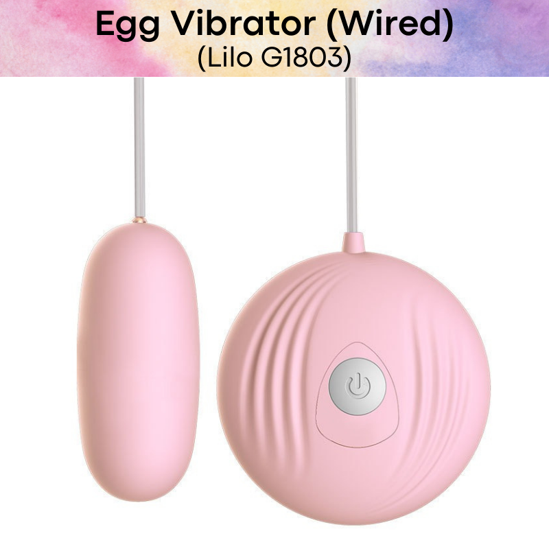 Adult Toy : Unisex Wired Egg Vibrator (Lilo G1803)