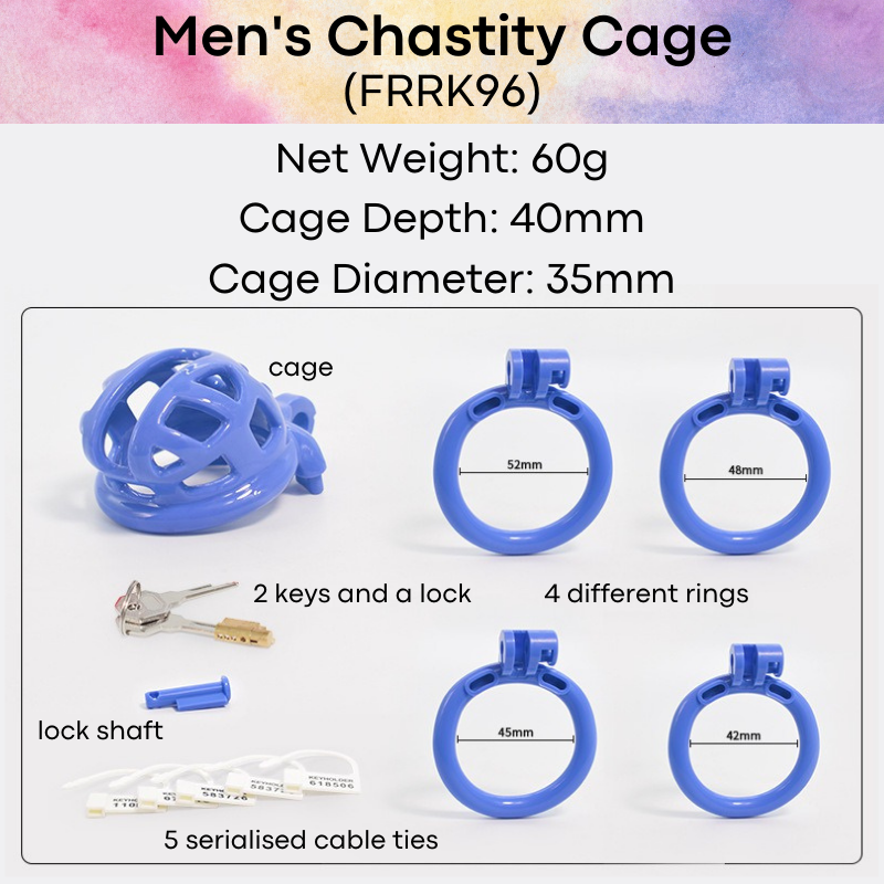 Adult Toy : Men's Chastity Cage (FRRK96)