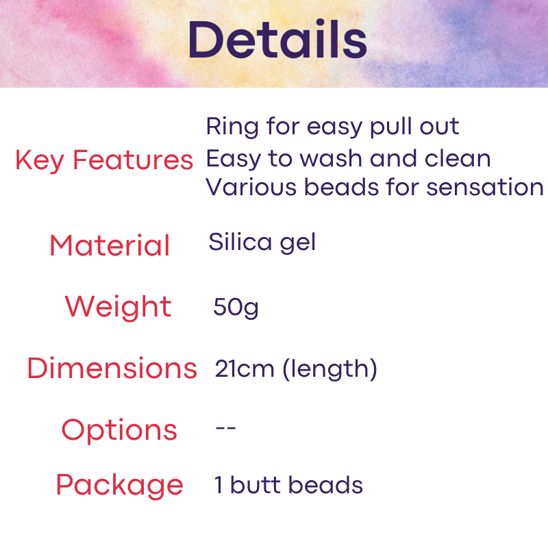 Adult Toy : 7-Bead Butt Beads (HF2)