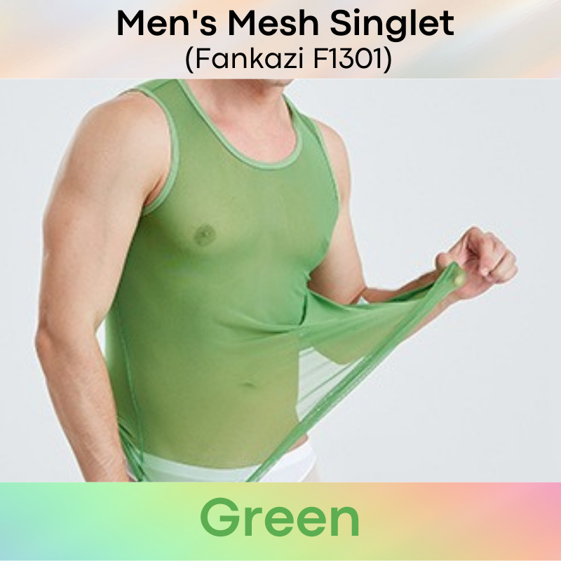 Men's Tee : Mesh Sleeveless (Fankazi F1301)