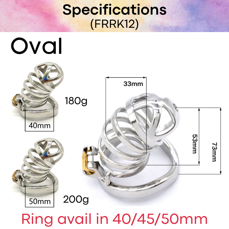 Adult Toy : Men's Chastity Cage (FRRK12)