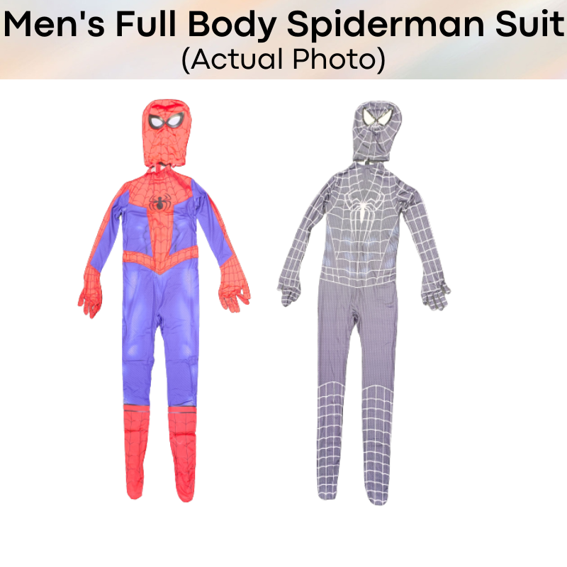 Roleplay : Men's Full Spiderman Body Suit (MTH 444231011)