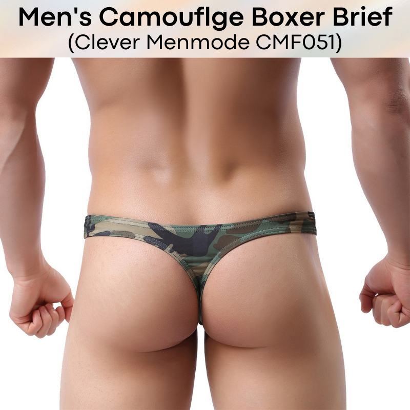 Men's Thong : Camouflage Thong (Clever Menmode CMF051)