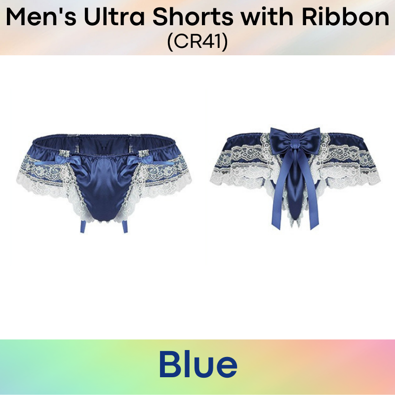 Men's Shorts : Ultra Shorts with Lace Ribbon (CR41)