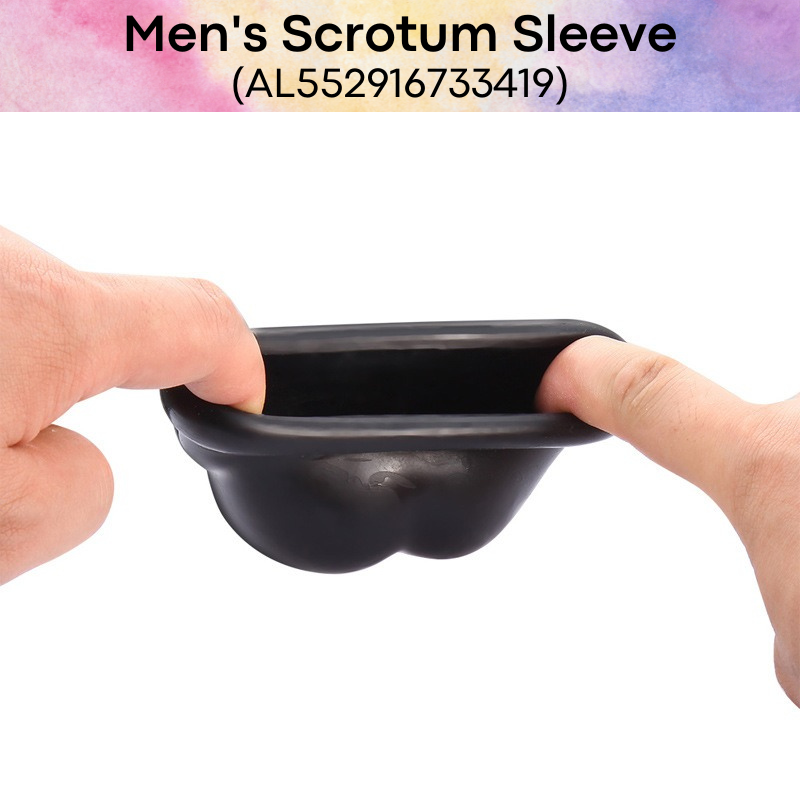 Adult Toy : Men's Scrotum Sleeve (AL552916733419)