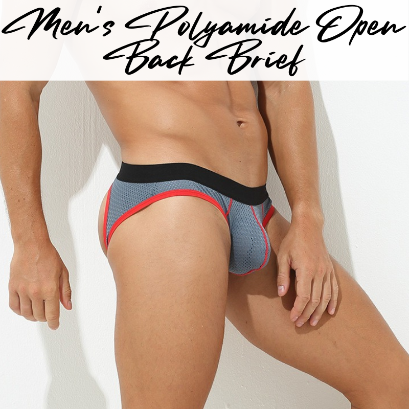 Men's Brief : Perforated Open Back Underwear (KS1905SH)