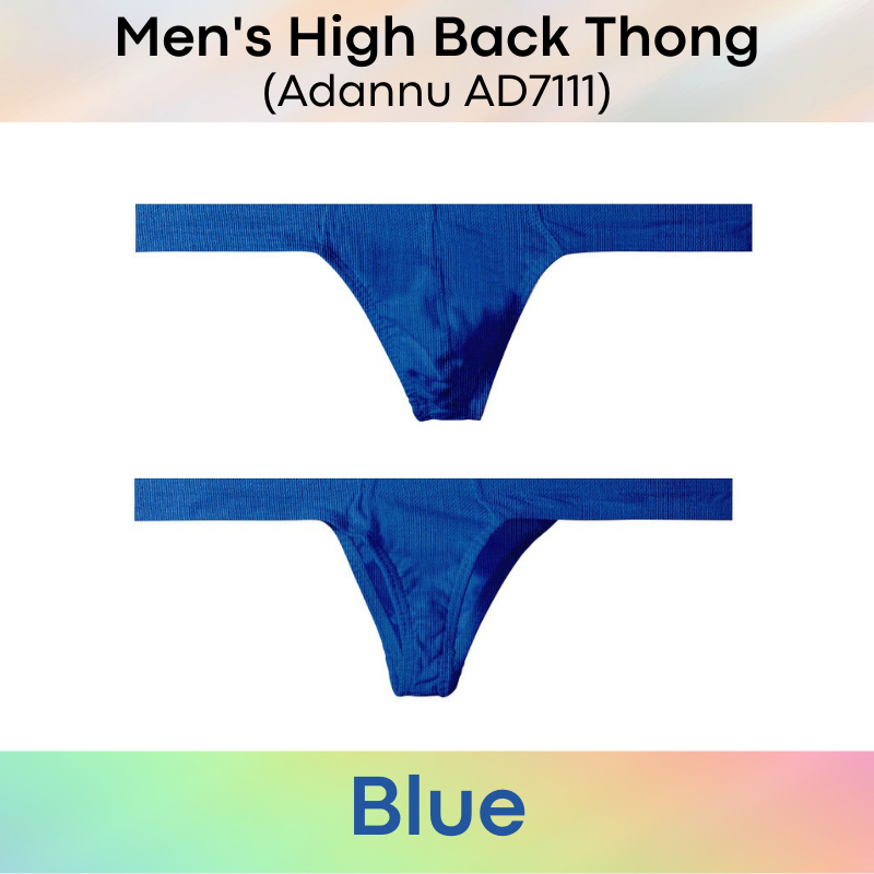 Men's Thong : High Hip Underwear (Adannu AD7111)