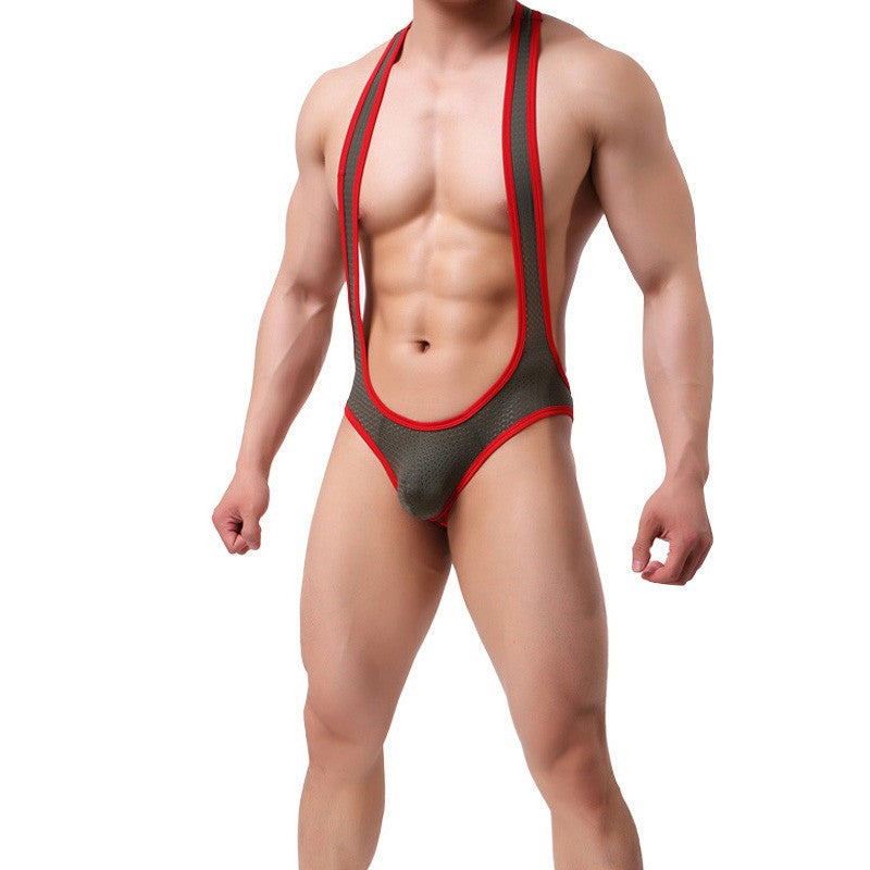 Men's Bodysuit : Open Back (C407)