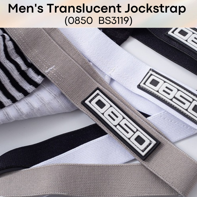 Men's Jockstrap : See Through Underwear (0850 BS3119)