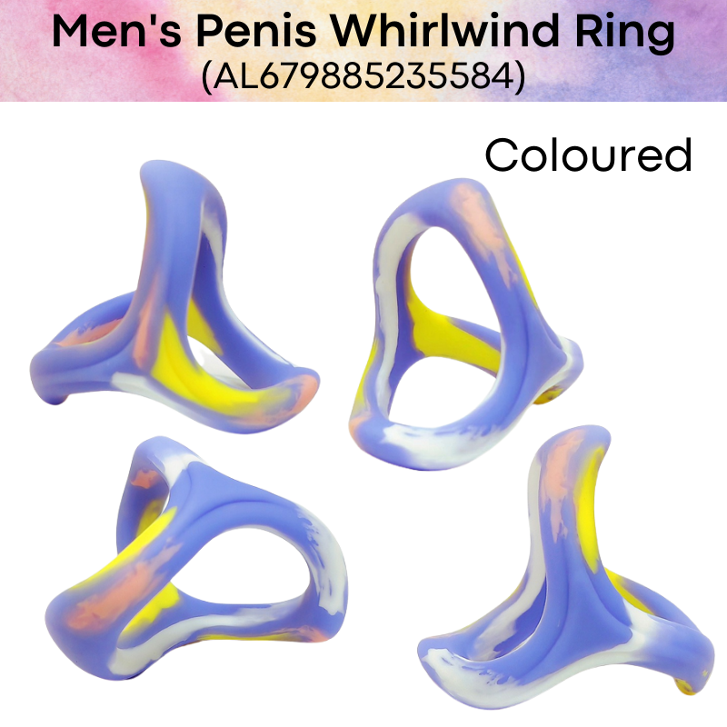 Adult Toy : Men's Whirlwind Penis Ring (AL679885235584)